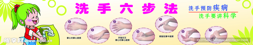 七步洗手法
