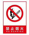 禁止烟火 禁止标识牌