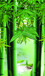 竹子窗帘壁纸