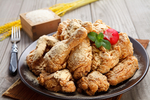 咖喱味撒粉鸡腿
