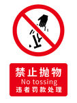 禁止高空抛物