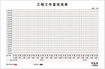 工作量完成表