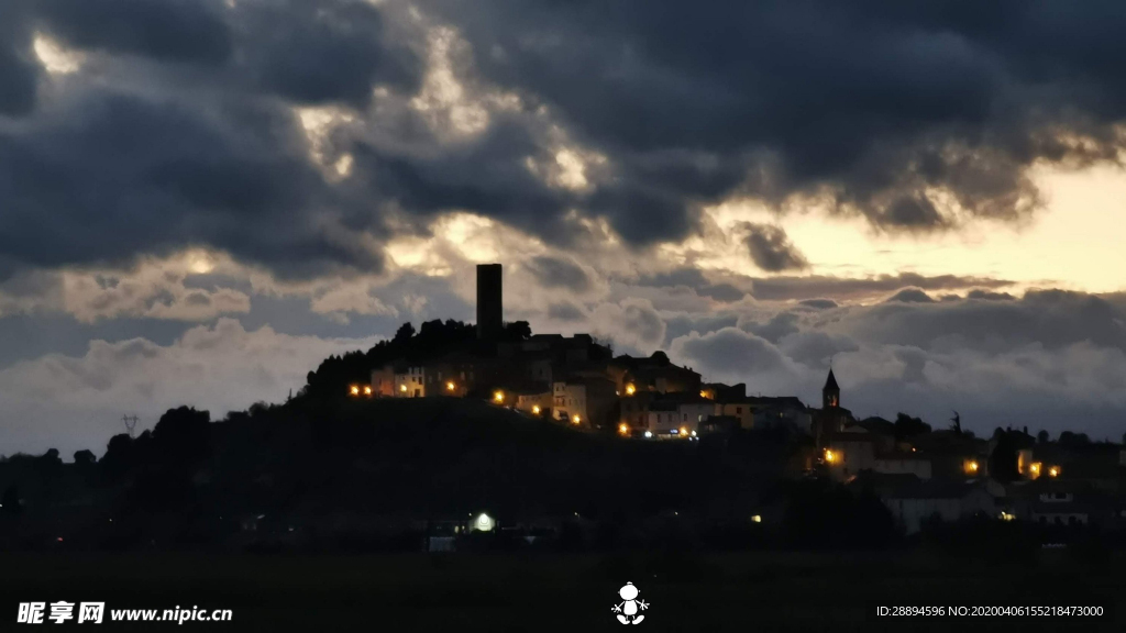 城镇夜景