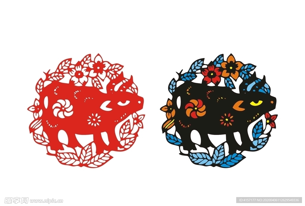 牛剪纸