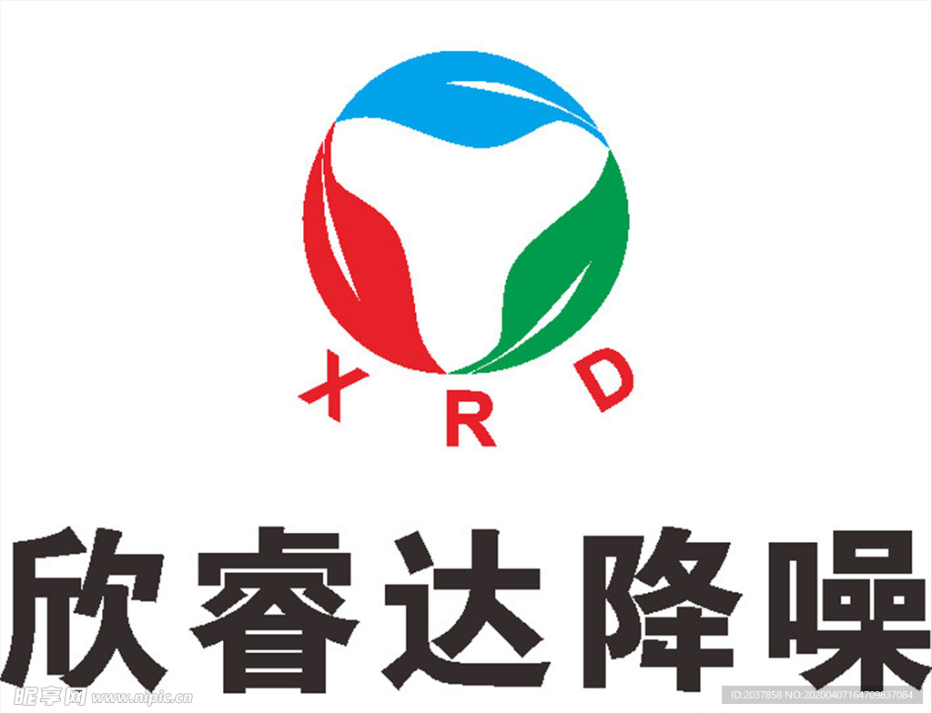 睿达降噪 LOGO 标志 商标