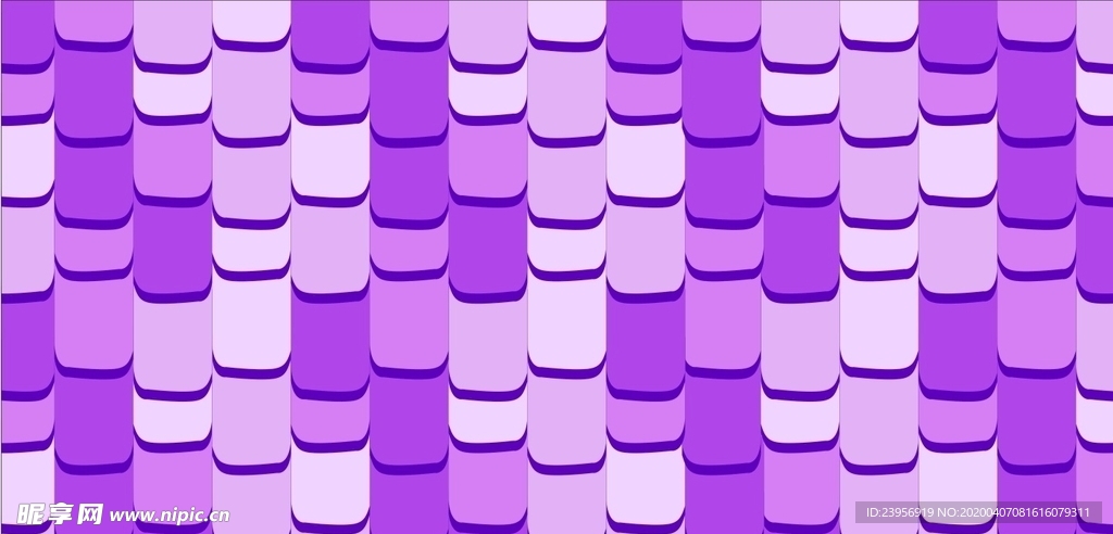 紫色瓦片
