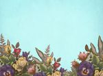 花环花朵背景图