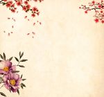 花环花朵背景图