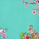 花环花朵 背景图