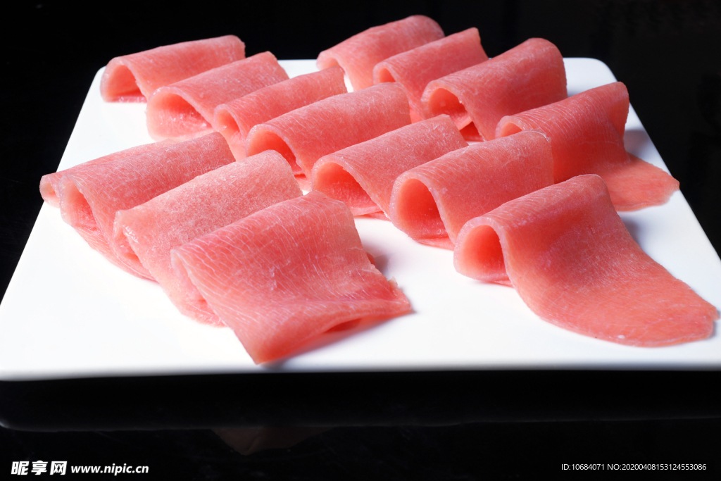 高清肥牛羊肉卷火锅原料食材