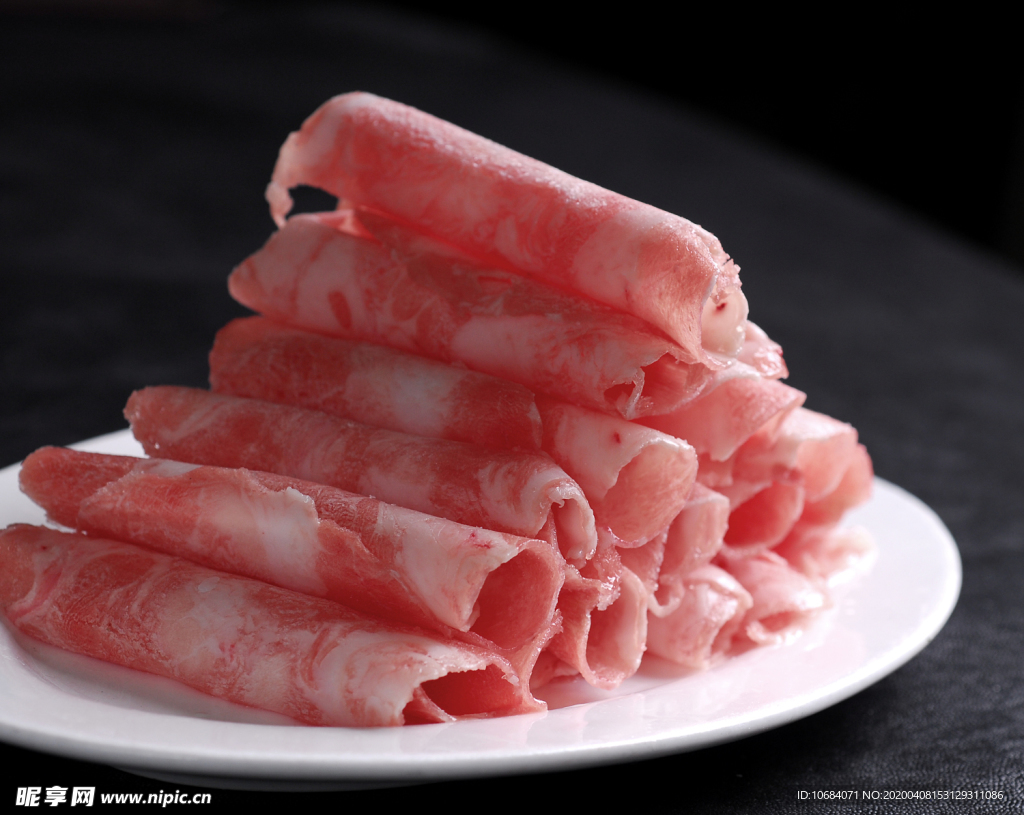 高清肥牛羊肉卷火锅原料食材
