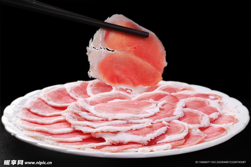 高清肥牛羊肉卷火锅原料食材