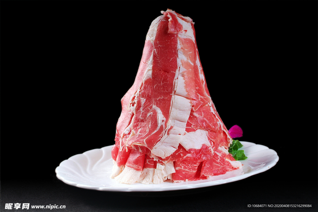 高清肥牛羊肉卷火锅原料食材