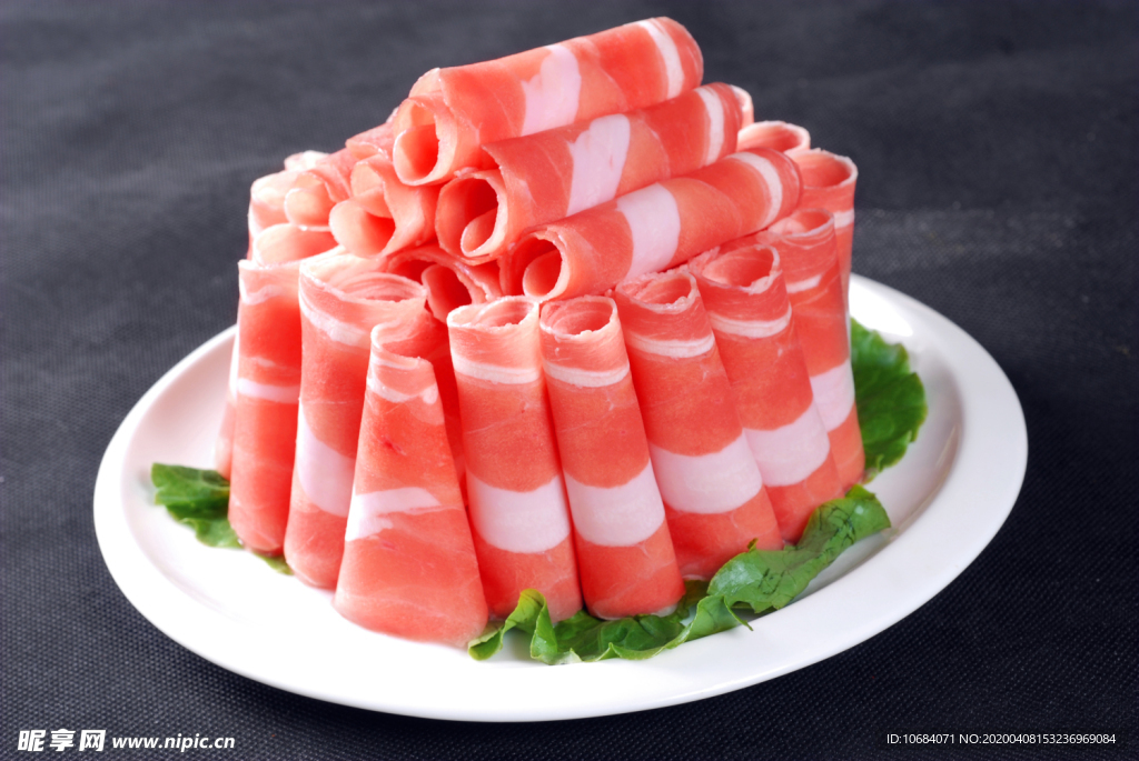 高清肥牛羊肉卷火锅原料食材