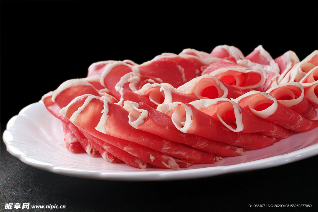 高清肥牛羊肉卷火锅原料食材