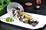 白玉菇拌木耳