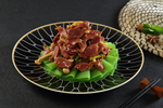 白玉菇拌鸭胗
