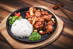 黑椒鸡米饭