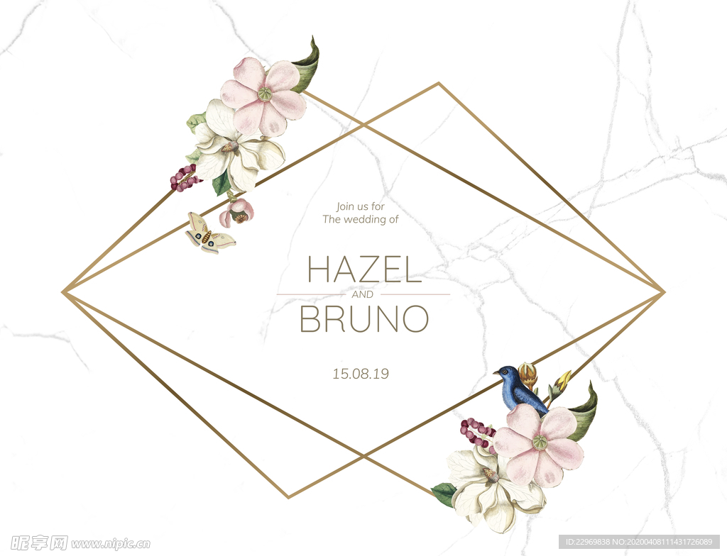 大理石婚庆背景