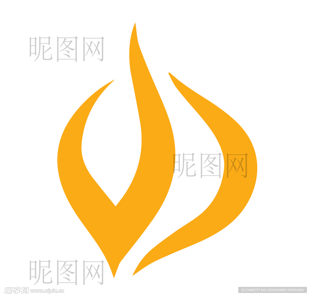 火苗火焰UI标识标志LOGO