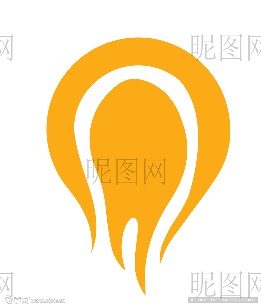 火焰火苗UI标识标志LOGO