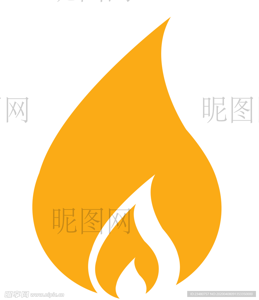 火焰火苗UI标识标志LOGO