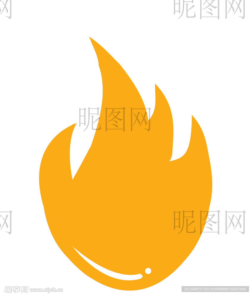 火苗火焰UI标识标志LOGO