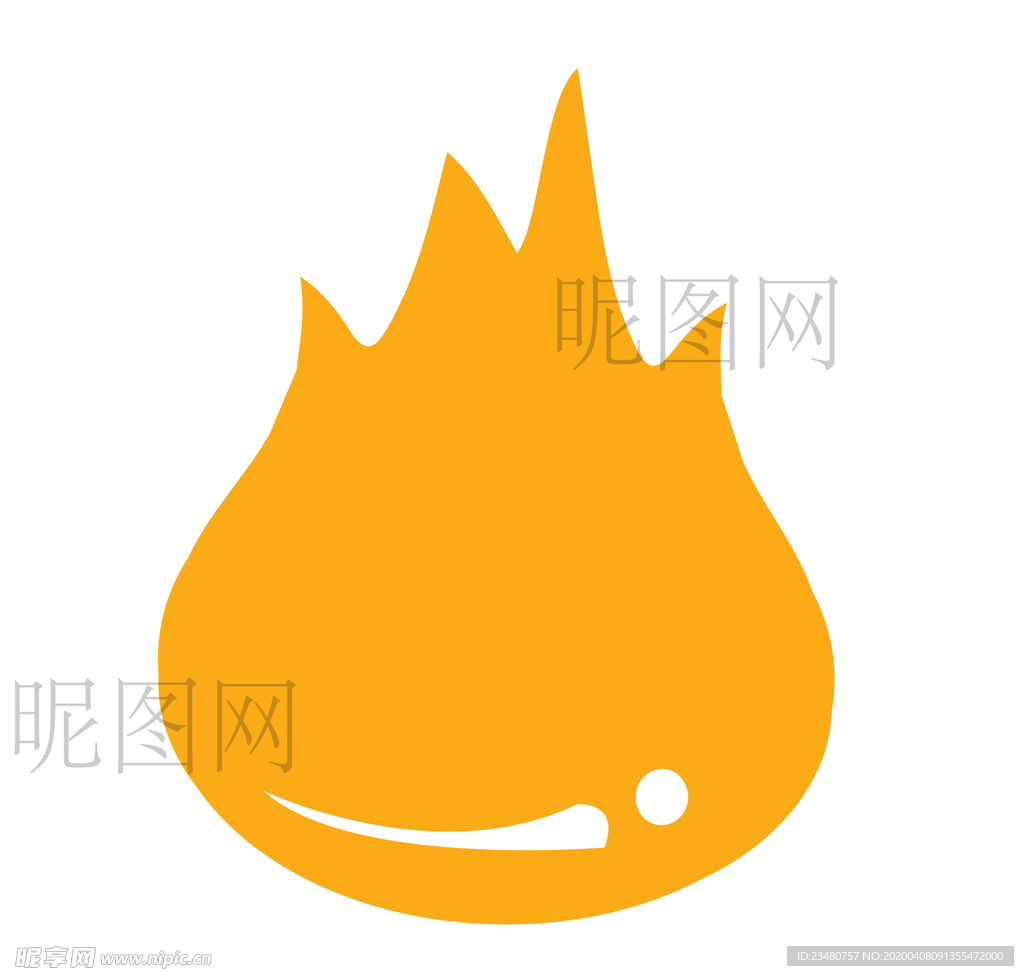 火焰火苗UI标识标志LOGO