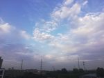 含白云的天空
