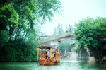 江南水乡运河园林图片