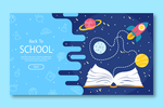 学校 太空 上学 儿童