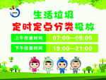 垃圾分类定点投放时间