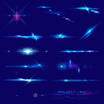 星光光束素材