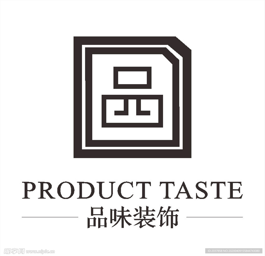 品味装饰 LOGO 标志 商标