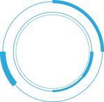 矢量科技光圈相框圆形边框素材
