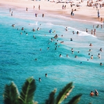 夏日沙滩海岸