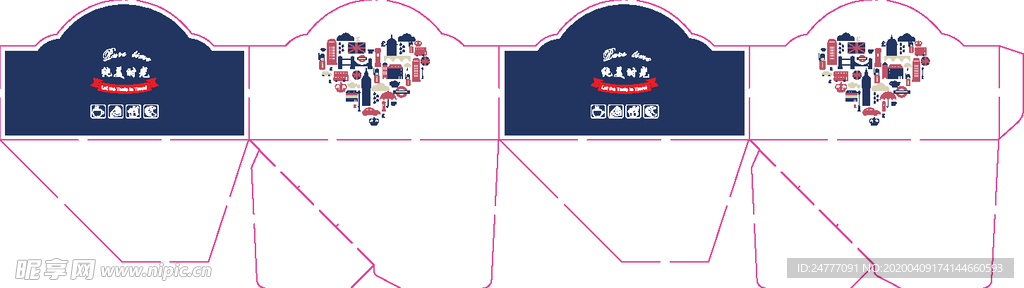 餐包盒 面包托 平面图