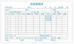 差旅报销单模版