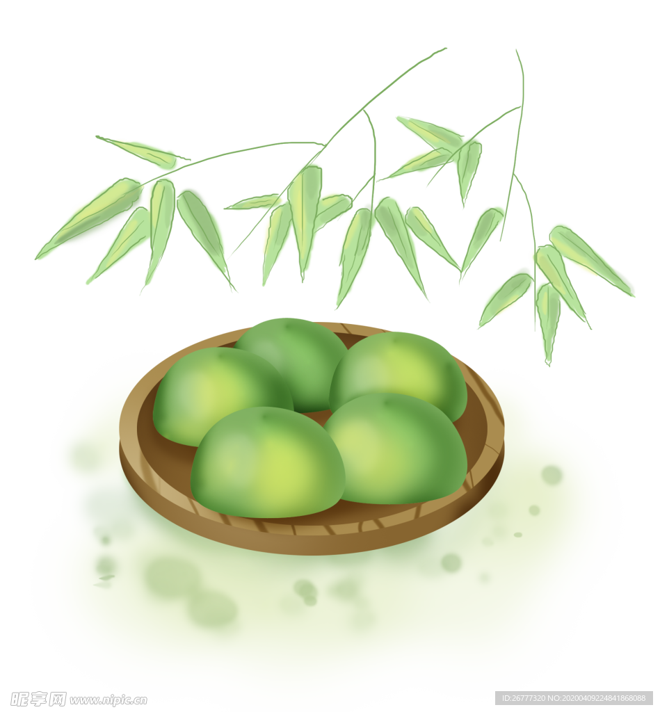 清明青团素材