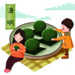 清明青团素材