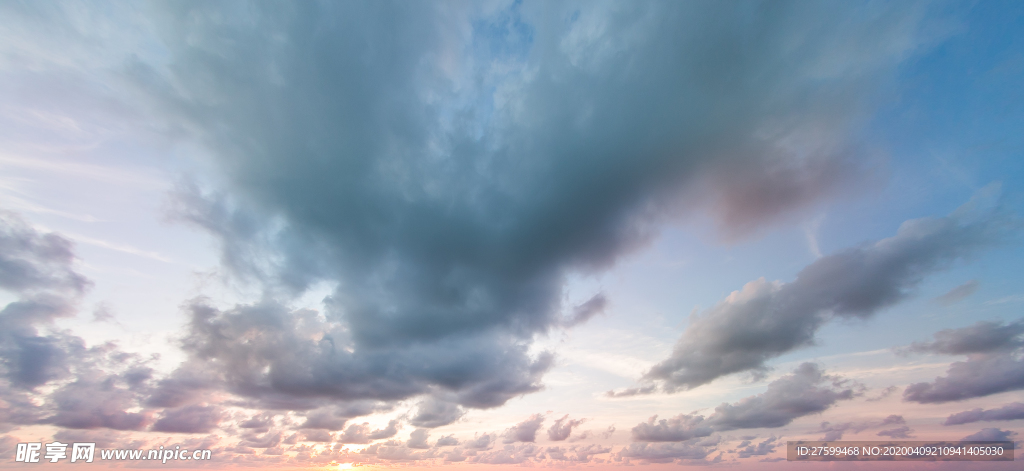 天空蓝天