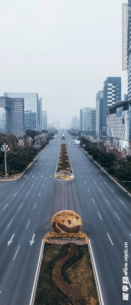 成都高新区建筑道路拍摄