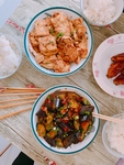 麻婆豆腐 鱼香茄子