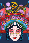 手绘国风人物插画
