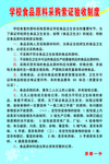 学校食品管理制度