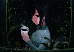 彩色动漫人物插画背景
