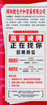 东风风行招聘展架