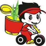 单车卡通娃娃