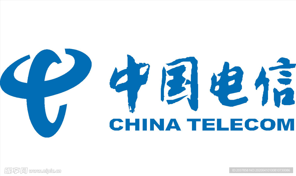 中国电信   LOGO 标志