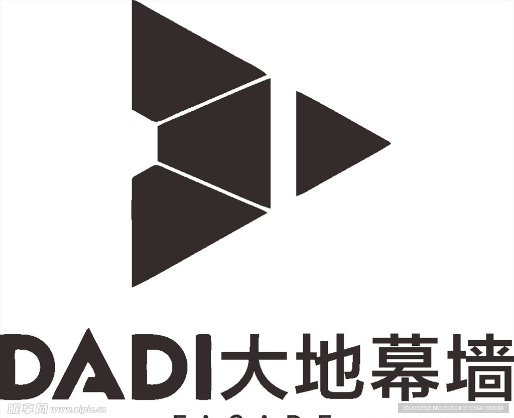 大地幕墙 LOGO 标志 商标